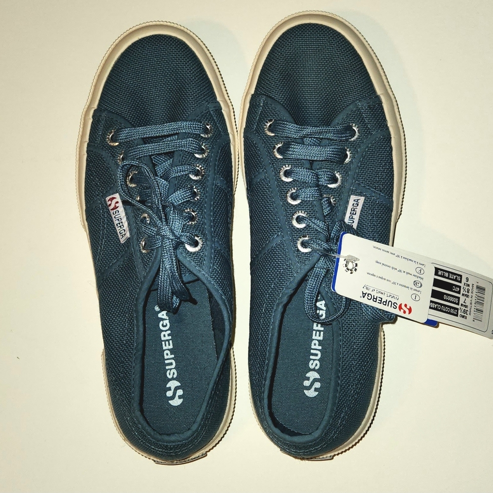 NWT Superga Women's Blue Sneakers
